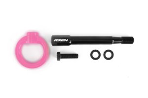 Subaru Forester Tow Hook Kit - Front - Perrin Performance - Hyp Pink - `25-`26